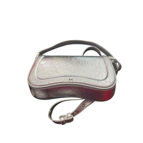 JW Pei womans Silver Faux Leather Crossbody Handbag SKU 8934 - Picture 15 of 16
